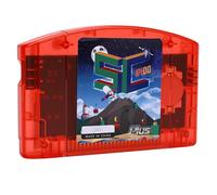 Lazmin112 Open Source Flash Game Reader N64 Burner for N64 64DD Support 32GB Built-in Memory Fast Loading 23.8 MiB/s with Automatic Save Backup for Game Players (Red Transparent)