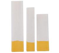 Lazmin112 Piano Tuning Tool, 3 Pcs Felt Wedge Mute Orange White Piano Felt Tuning Wedge with Three Sizes of Felt Wedge Mute Perfect to Meet the Tuning Needs of the Tuner