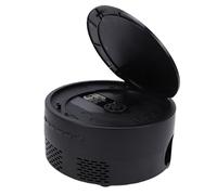 Lazmin112 Portable DVD Projector, 1080P HD Built in DVD Player with Short Focus Lens and Dual Stereo Speakers, Compatible with USB AV for Home Outdoor Movie (UK Plug)