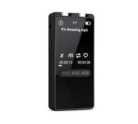 Lazmin112 Portable Voice Recorder, BT 5.2 MP3 Player with 1.77 Inch Screen and Noise Reduction, for Meetings Interviews Lectures (64G)