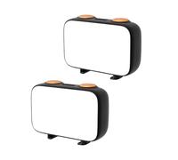 Lazmin112 Professional Vlogging Light, 2 Piece Set, LED Fill Lights for 3, Long Lasting 800mAh Battery, Easy to Use for All Lighting Conditions