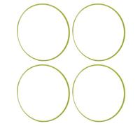 Lazmin112 Rad Marginal Protective Rings, 4pcs Scratch Proof Rad Rim Guard Ring Anti -collision Decorative Universal for 16 Inch Wheel Bike Hub (Fluorescent Green)