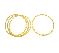 Lazmin112 Rad Marginal Protective Strip Ring, Simple Installation 4PCs Wheel Rand Protection Ring for Model Y. (Yellow)