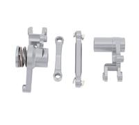 Lazmin112 RC Car Caster Block Steering Block, Improved Handling 1/10 RC Caster Steering Finding Adjustments Easy to Install for BL 2S Slash 4x4 Trucks (Ti)
