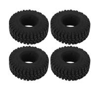 Lazmin112 RC Car Tires, Anti -aging -RC Autorad Hub Light Structure with Screws and Nuts for Crawler Auto (Red)