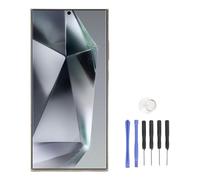 Lazmin112 S24 Screen Replacement, 6.8 Inch Dynamic 2X Display 1440x3120px 505ppi with Fingerprint Sensor and Repair Tools, for SM S928U US Version (Yellow)