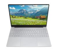 Lazmin112 Secure 15.6 Inch Laptop for N5095A CPU DDR4 8GB SSD 128GB UHD Graphics Fingerprint Unlock IPS Screen Slim Laptop Computer for 11 Pro, Efficient Computing Experience (Silver)
