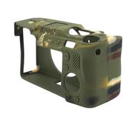 Lazmin112 Silicone Camera Cover, Non -Sliding Design Design Without Light Camera Protective for The A7CII A7CR Model (Camouflage)