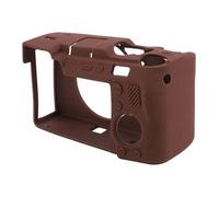 Lazmin112 Silicone Camera Cover, Non -Sliding Design Design Without Light Camera Protective for The A7CII A7CR Model (Coffee)