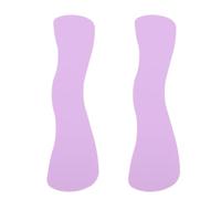 Lazmin112 Silicone False Eyelash Holder, Softly Reusable, Easy to Apply Light 2PCs Eyelash Holder Cushion for Transplantation for The Beauty Salon (Purple)