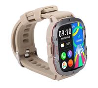 Lazmin112 Smart Watch, BT Sport .96 -Volle -Touch screen 22 mm Armband High Fidelity Loudspeaker for Sports (Beige)