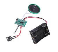Lazmin112 Sound Recorder Module, 4 Minutes Recordable Voice Recording Module Chip with Speaker, Light Activated Loop Playback for Greeting Card DIY Projects