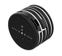 Lazmin112 Speaker, Foldable Lightweight Wireless Music Box with Built in White Noise Timer Function, for Home Travel Sleep Comfort, BT 5 4 Type C 8H Playback (Black)