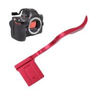 Lazmin112 Thumb Grip With Hot Shoe Cover for Z5Ii Z6Iii Z6Ii Z5 Z7, Aluminum Thumb Up Rest Hand Grip for Camera, 1:1 Ratio, Ergonomic Curve, Anodized Antioxidant, Snap Mounted Method (Red)