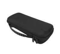 Lazmin112 Travel Friendly ROG Ally X 7 Inch 2025 Handheld Gaming Console Case Water Resistant PU Leather EVA Protective Bag (Black)