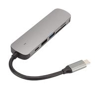 Lazmin112 Type C Docking Station, 6 in 1 4K HD Expansion Dock Type C to HDMI USB3.0 USB2.0 Storage Card Memory Card PD Docking Station