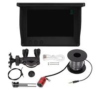 Lazmin112 Underwater Fishing Camera Kit with 4.3in LCD Monitor,IP67 Deep Waterproof,5000mah Rechargeable Battery,20M Cable,for Sea Ice Lake Boat Fishing