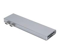 Lazmin112 USB Hub, 7-Port USB 3.1 High-Speed Data Transmission CNC Process Office Network Supplies for Desktop/Laptop Computers