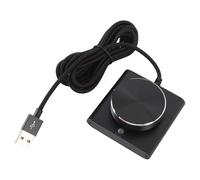 Lazmin112 USB Volume Control Knob, Aluminum Alloy Multimedia Sound Controller with 360 Degree Rotatable Knob and 1 Key Mute Function, for PC Laptop Speaker 7 8 10 11