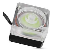 Lazmin112 Water Cooling Pump, PWM Speed Control 3 Meters Head 500L/H 4cm Thickness, Ultra-Thin PMMA Mute Water Pump for CPU Cooling System