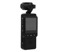 Lazmin112 Wearable Camcorder, 1080P HD Rotatable 360 Degree Lens Motion Detection Color LCD Screen, with Back Clamp, for Travel Hiking Skiing Camping Cycling Classes