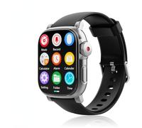 Lazmin112 Wearable Mp3 Player, BT5.4, 2.01 Inch Touch Screen, Mp3 Music Player, with Wrist Band, Speaker, Voice Recorder, Fitness Tracker, Multi Language, Electronic Book, Stopwatch (32G)