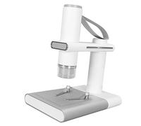 Lazmin112 Wireless Digital Microscope 50-1000X Magnification 2 Million Pixels 1080P HD with Adjustable Stand, WiFi Connection, 8 LED Lights, Video Taking, User Friendly, Wide Applications