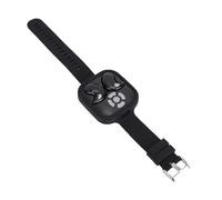 Lazmin112 Wireless Earbud With Page Turner, Camera Shutter Remote Control, Watch Strap, Bt V5.4, Wireless Headphones, Wearable Watch Design, Scrolling Remote for Short Video App (Black)