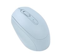 Lazmin112 Wireless Mouse, Quiet and Low Noise, 800/1200/1600 Dpi, Automatic Sleep, Ergonomic Dasign, 2.4G and Bluetooth , Macaron Color, Rechargeable Gaming Mouse, for Work, Gaming (Light Blue)