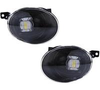 Lazmira Car Front Lights 2PCS Light For Golf for Hatchback 2010 2011 2012 2013 2014 Fog Lamp Headlight Front Bumper Car Accessories