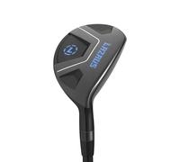 LAZRUS GOLF Premium Hybrid Golf Clubs for Men - 2,3,4,5,6,7,8,9,PW Right Hand & Left Hand Single Club, Graphite Shafts, Regular Flex (Black, 2, RH, Single)