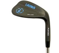 LAZRUS Premium Forged Golf Wedge Set for Men - 52 56 60 Degree Golf Wedges + Milled Face for More Spin - Great Golf Gift (Black Left Handed, LH, Black 52 Degree)