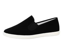Lazutom Old Beijing Martial Art Kung Fu Tai Chi Cotton Sole Canvas Shoes (EU 37, Black)