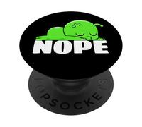Lazy Alien Extraterrestrial Nope Not Today PopSockets Adhesive PopGrip