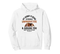 Lazy Basset Hound Funny Introvert Antisocial Dog Lover Mood Pullover Hoodie