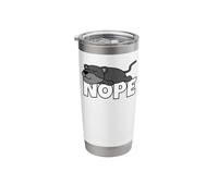 Lazy Black Panther Not Today Nope Stainless Steel Insulated Tumbler