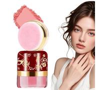 Lazy Blush,Makeup Set Kit, Soft & Fluffy Loose Powder Blush Puff for a Rosy Glow - Mineral Face Makeup for Smooth, Radiant Cheeks and Flawless Application (01#)