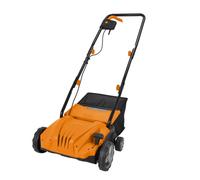 Electric Artificial Grass Brush Sweeper - Compact, Height Adjustable, 10M Cable, Large Collection Bag