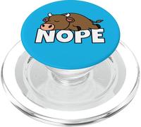 Lazy Bull Dairy Farmer Rancher Not Today Nope PopSockets PopGrip for MagSafe