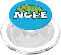 Lazy Chameleon Not Today Nope PopSockets PopGrip for MagSafe