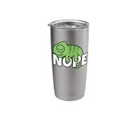 Lazy Chameleon Not Today Nope Stainless Steel Insulated Tumbler