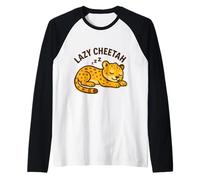 Lazy Cheetah Dreamy Nap Mood Raglan Baseball Tee