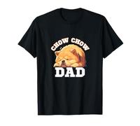 Lazy Chow Chow Dad Dog Lovers Father's Day Tee T-Shirt