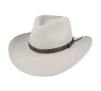 LAZY CRAZY LONDON Pure Wool Felt Crushable Cowboy HAT (UK, Alpha, M, Cream)