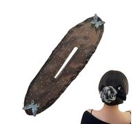 Lazy Creating Tool - Twist and Curling Hair Clip Bud for Quick Hairstyles | Flexible and Anti-Slip Mesh Hair Band | For C