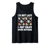 Lazy Dad Gnomes I`m Not Lazy I Just Enjoy Doing Nothing Tank Top