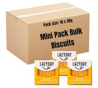 Lazy Day Vegan Chocolate Cookies Biscuits Bars Bulk Buy Individually Wrapped Slices Gluten-Free, Dairy-Free & Egg-Free (10, Golden Syrup Oaties)