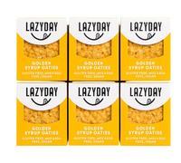 Lazy Day Vegan Chocolate Cookies Biscuits Bars Bulk Buy Individually Wrapped Slices Gluten-Free, Dairy-Free & Egg-Free (6, Golden Syrup Oaties)