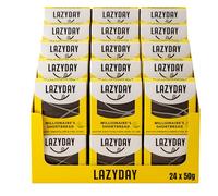 Lazy Day Vegan Chocolate Cookies Biscuits Bars Bulk Buy Individually Wrapped Slices Gluten-Free, Dairy-Free & Egg-Free (24, Millionaire’s Shortbread)