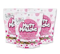 Lazy Dog Cookie Co. Mutt Mallows® Strawberry Smoochies, Pack of 3 x 141g